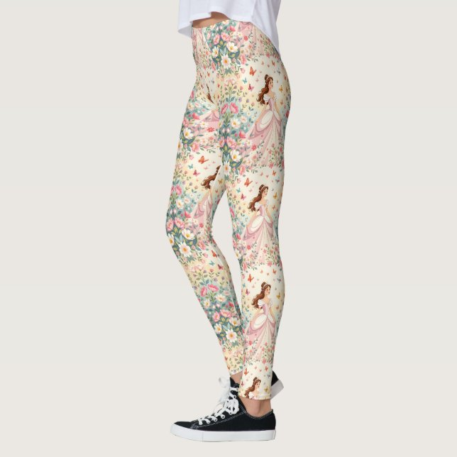 Leggings Princesa linda con mariposas (Izquierda)