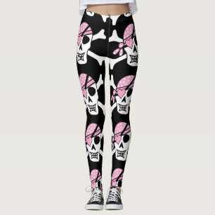 Leggings Princesa Pink Skull del pirata