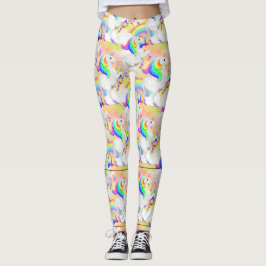 Leggings Princesa Unicornio de las Estrellas y Arcoíris del