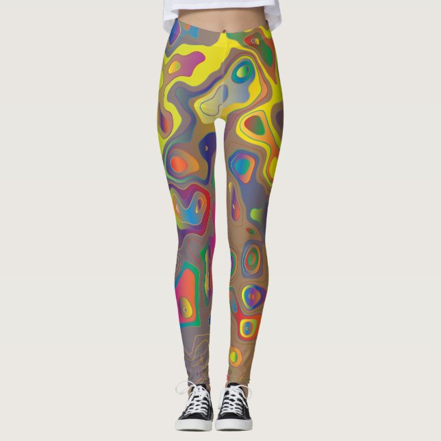 Leggings Prisma arcoiris agua desemboca en las leggantas (Anverso)
