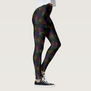 Leggings Prisma arcoiris en negro