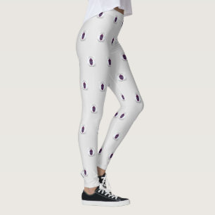 Leggings Prisma Púrpura En Gris