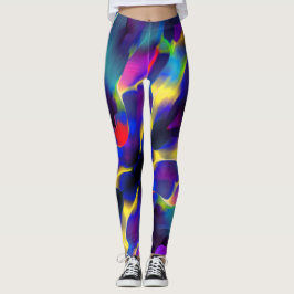 Leggings Profundidad y relieves de colores, predominan los 