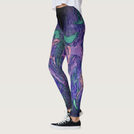 Leggings Provincias Nocturnas Abstract Pour