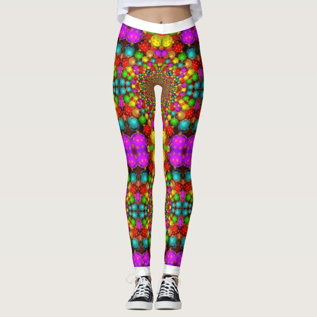 Leggings Psicodelia Groovy Colorful Crazy (Anverso)