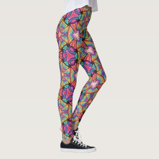 Leggings psicodélico