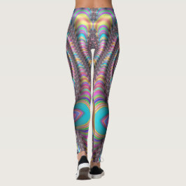 Leggings Psicodélico arcoiris Unicornio Nautilus 3D Fractal