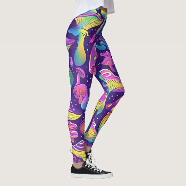 Leggings Psicodélico Retro Hippy de los 70 y 60 (Derecha)