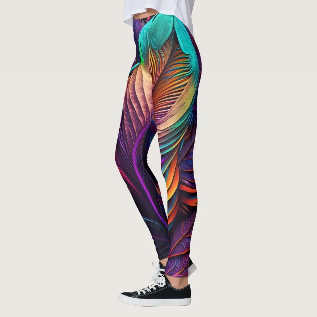 Leggings Psicodélico Retro Hípster 70s 60s (Izquierda)