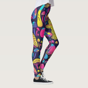 Leggings Psicodélico Retro Hípster años 70 60