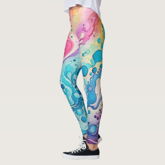 Leggings Psicodélico Retro Hípster años 70 60