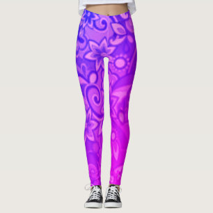 Leggings Pucci púrpura enrrollado