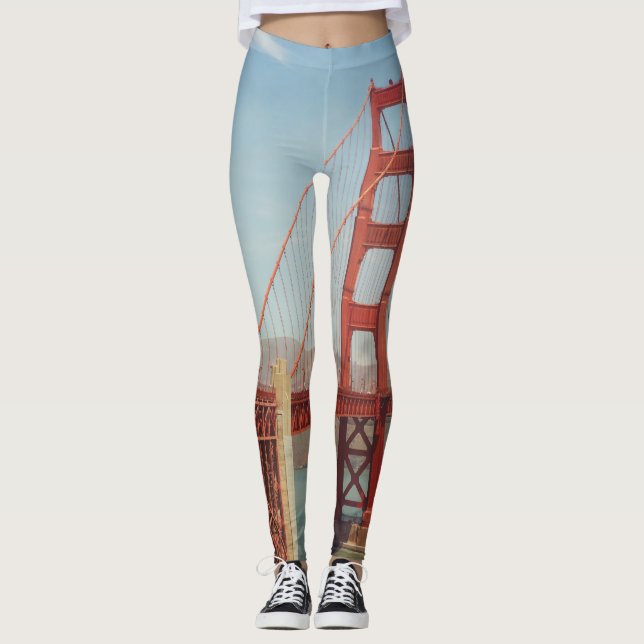 Leggings Puente Golden Gate: Filtro retro (Anverso)