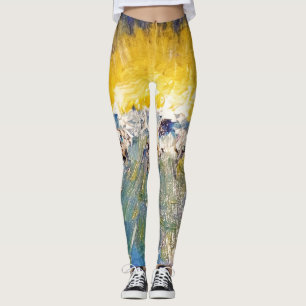 Leggings Puesta del sol del ángel llena