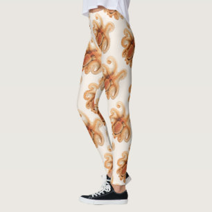 Leggings Pulpito Salutii, Animales Acuáticos Marinos Antigu