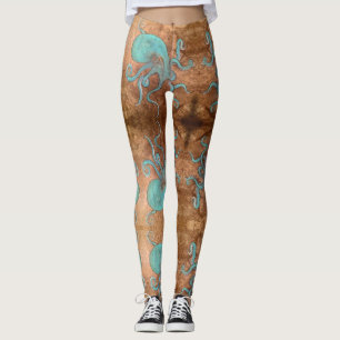 Leggings ¡Pulpo del vago de la playa!