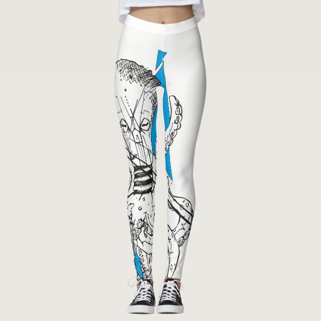 Leggings Pulpo Octopus ginebra de poner (Anverso)