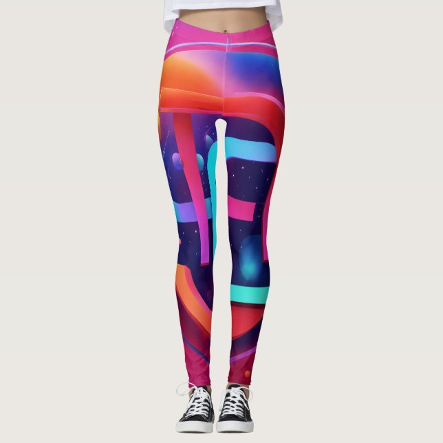 Leggings Pulsar Galáctico Ultra Stretch (Anverso)