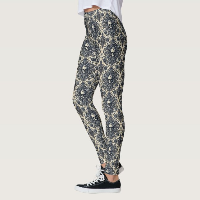 Leggings Punk barroco - Delirio gótico victoriano (Izquierda)