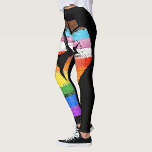 Leggings Puño del Orgullo del Progreso Inclusivo
