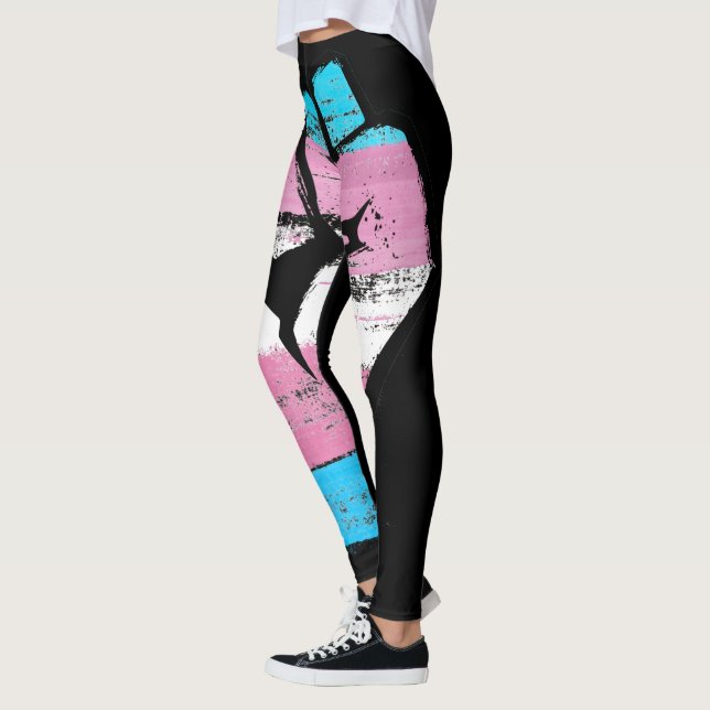 Leggings Puño del Orgullo Trans (Izquierda)