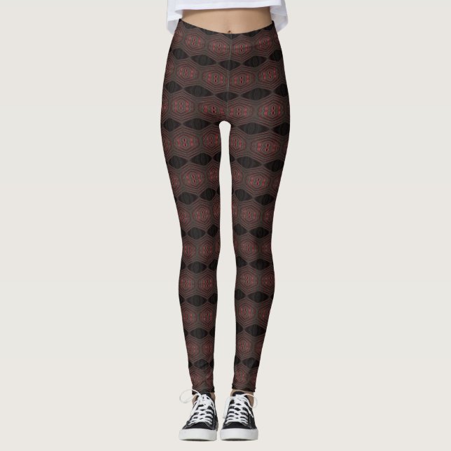 Leggings Puntee el remolino presumido (Anverso)