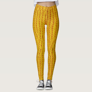 Leggings Punto amarillo: fondo de superficie textil.