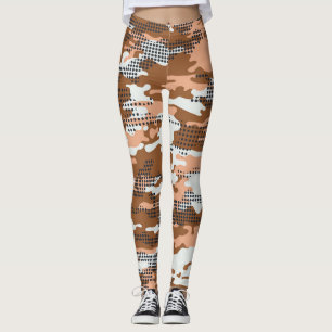 Leggings Punto de Polka del Camuflaje: Resumen Sin Maravill