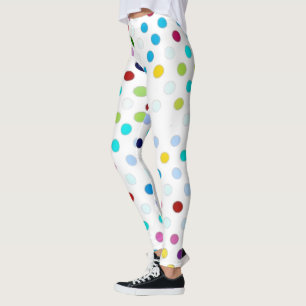 Leggings Punto de polka multicolor