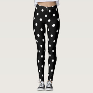 Leggings PUNTO DE POLKA Piernas NEGRAS