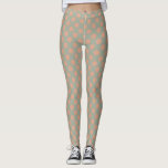 Leggings Punto de Polka Verde Rosa Elegante<br><div class="desc">2024</div>