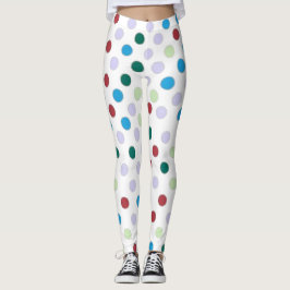 Leggings Punto de polo de color suave