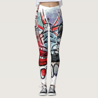Leggings punto de referencia de big ben bus london