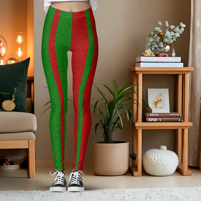 Leggings Punto verde y rojo (Subido por el creador)