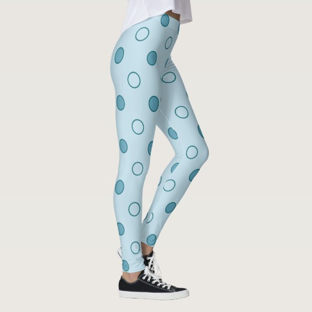 Leggings Puntos Aqua Polka 2 (Derecha)