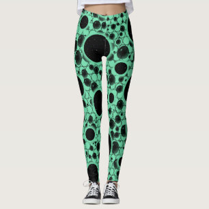 Leggings Puntos de burbuja espacial - Moneda