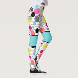 Leggings Puntos de Memphis polka