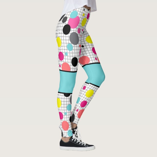 Leggings Puntos de Memphis polka (Derecha)
