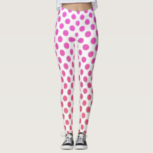Leggings Puntos de Ombre Rosado de Fuchsia