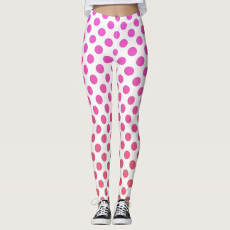 Leggings Puntos de Ombre Rosado de Fuchsia