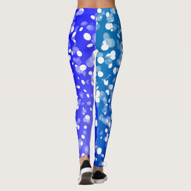 Leggings puntos de polka blanco (Reverso)