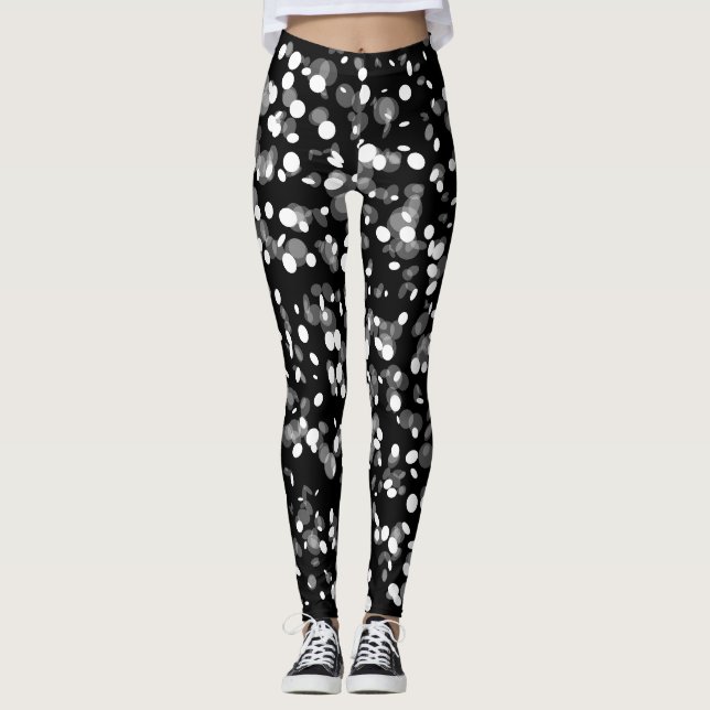 Leggings puntos de polka blanco (Anverso)