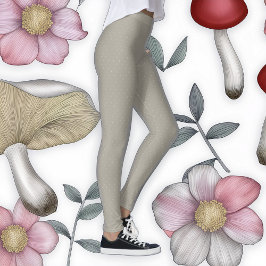 Leggings Puntos de polka dibujados a mano Leggencias nevada