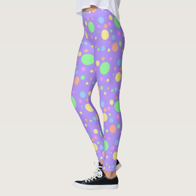 Leggings Puntos de Polka Pastel (Izquierda)