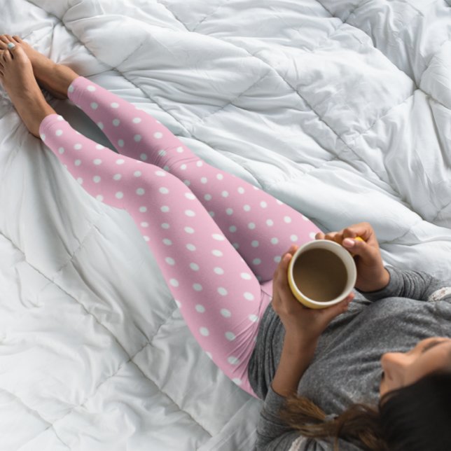 Leggings Puntos de Polka Rosa (Subido por el creador)