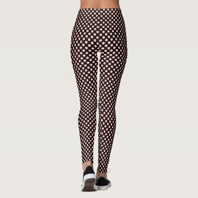 Leggings Puntos de Polka Rosa (Reverso)