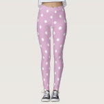 Leggings Puntos de polka rosa Angora<br><div class="desc">Esta es una mezcla única del color rosa, para algunos ojos casi parece una sombra muy clara de lavanda. Recuerda a una hermosa mezcla de color suéter por lo que la decisión de llamarlo Angora Rosa. Estos productos se ven bien como están o con un pequeño nombre personalizado o presupuesto...</div>
