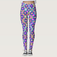 Puntos de Polka superpuestos en BG rosa y azul ver