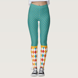 Leggings Puntos de Polka y Argyle