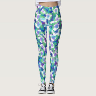 LEGGINGS PUNTOS DEL COLOR DE LEPOARD